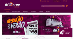 Desktop Screenshot of agaserv.com.br